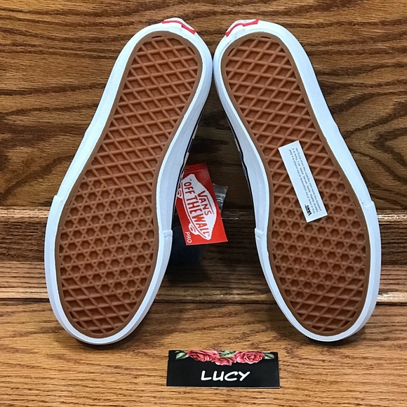 Vans Authentic Pro Checkerboard Classic White Shoe - Picture 7 of 8